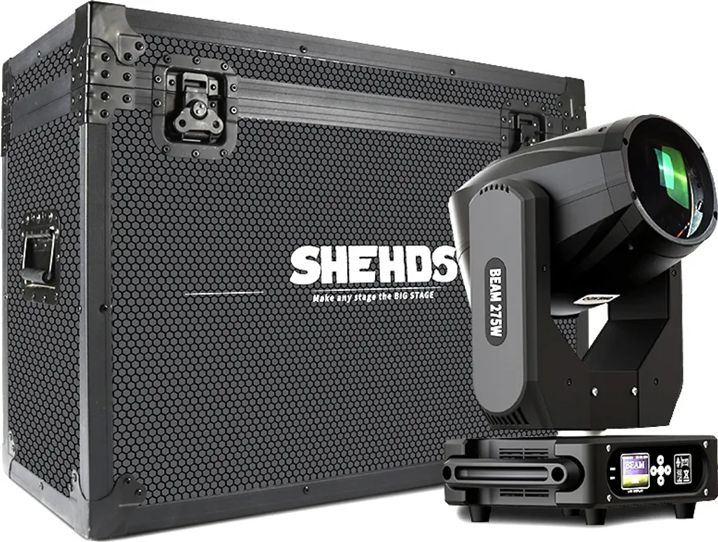 Lyre Beam 275W 10R Contrôle DMX512 Précis et Flight Case de Protection