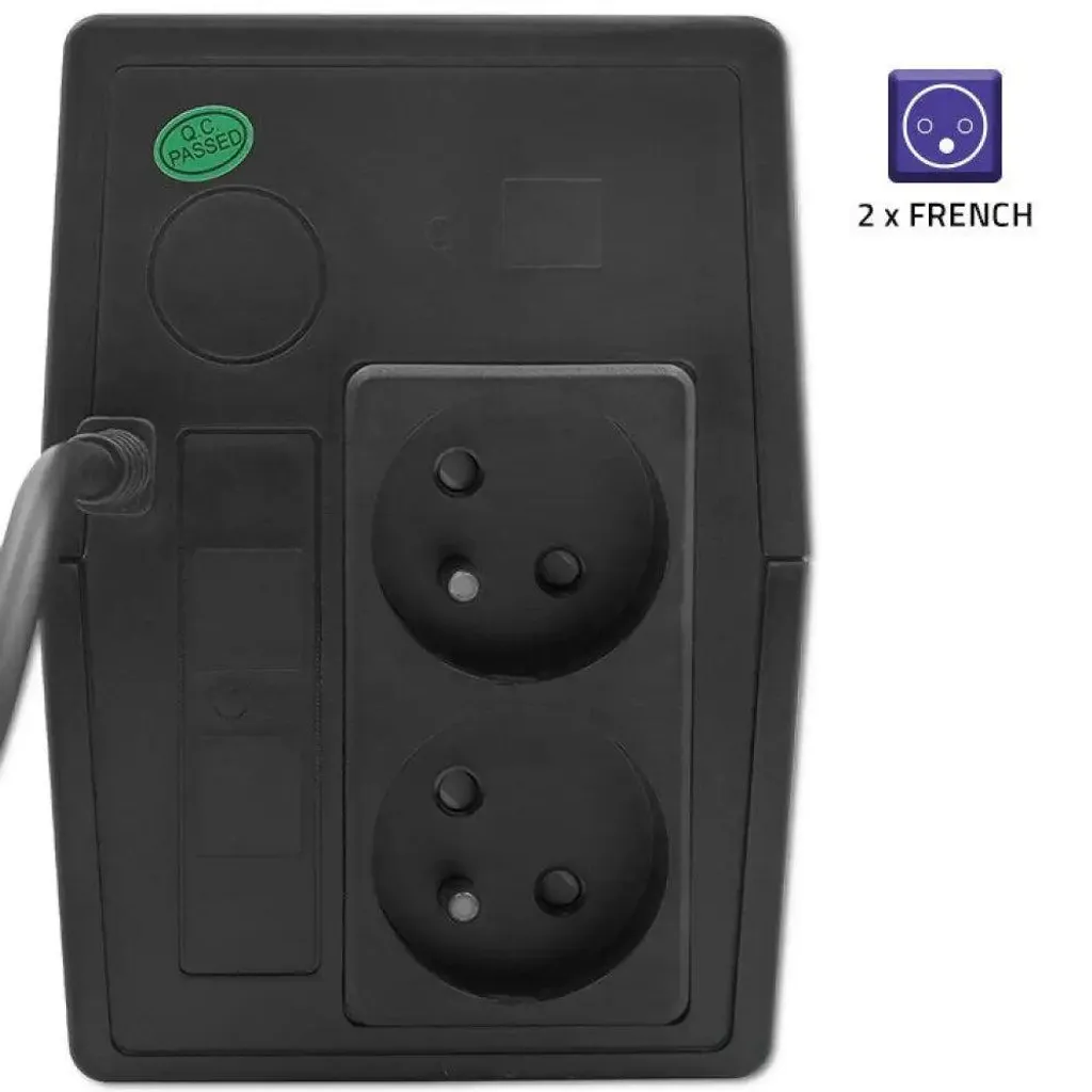 Évitez les Pertes de Données avec l'Onduleur Qoltec 53772 650VA 360W