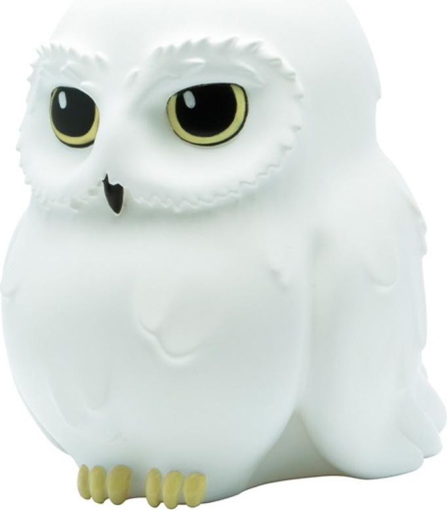 A white owl figurine, likely a lamp, against a white background.