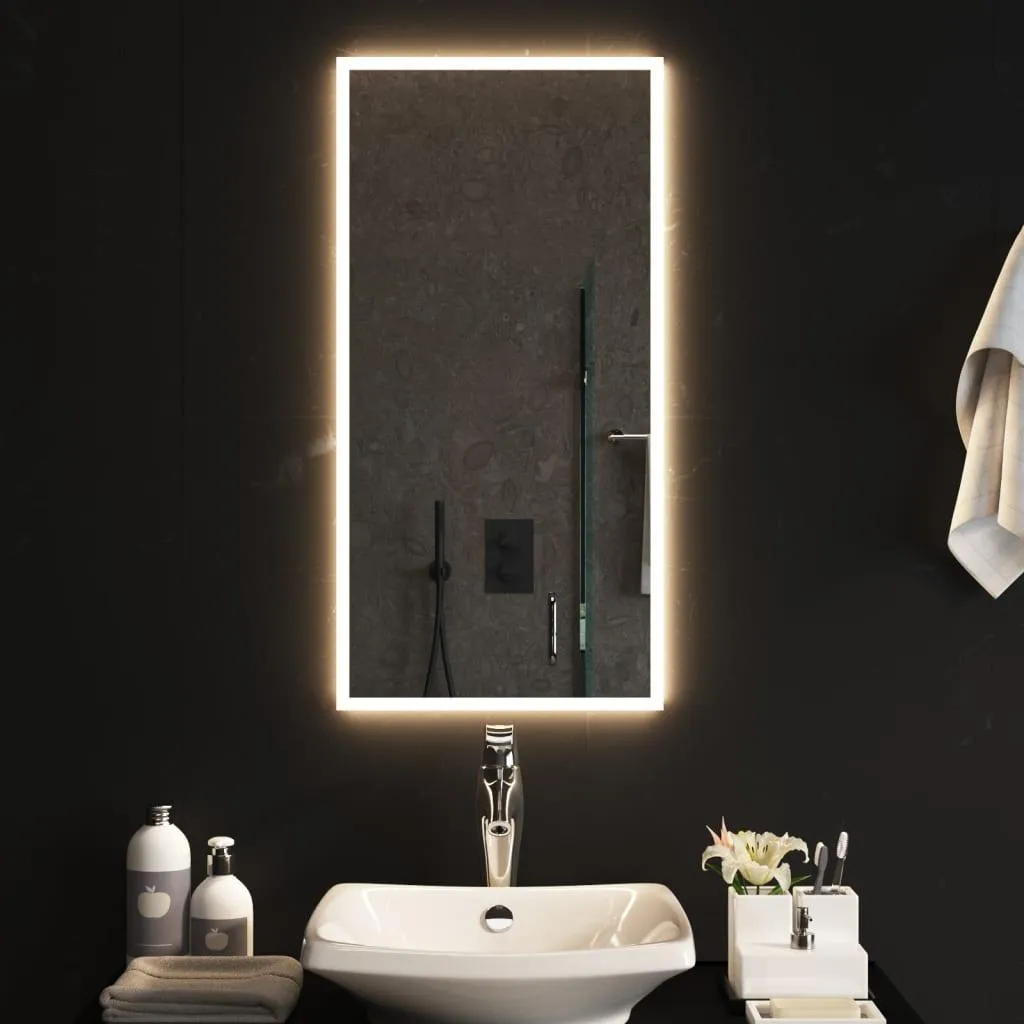 Specchio LED 40x80 cm vidaXL per Bagno Moderno | Luce USB e IP65 - 3