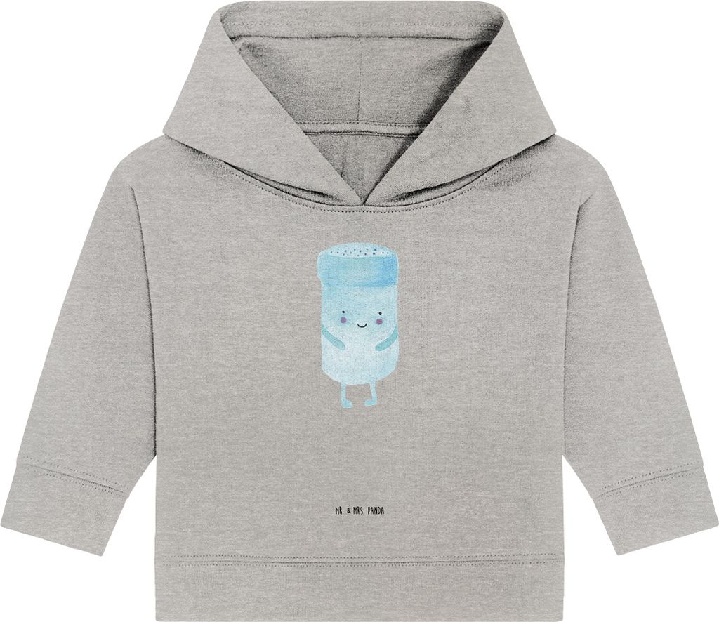 Mr. & Mrs. Panda Organic Baby Hoodie Beste Freunde Salz 12. - 18. Monat - Heather Grey - Geschenk, Fehlende Keywords, Lustige Sprüche, Kapuzenswea...