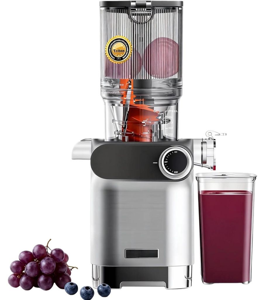 Slow Juicer - Kaltentsafter - 200 W - 11 cm Einfüllschacht Produktbild 