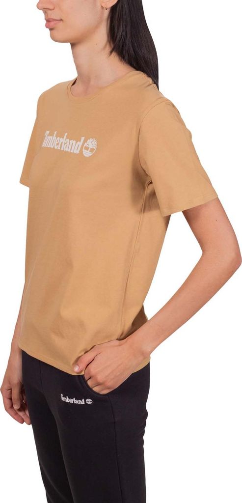 TIMBERLAND - Damen-T-Shirt mit linearem Logo - Größe XL