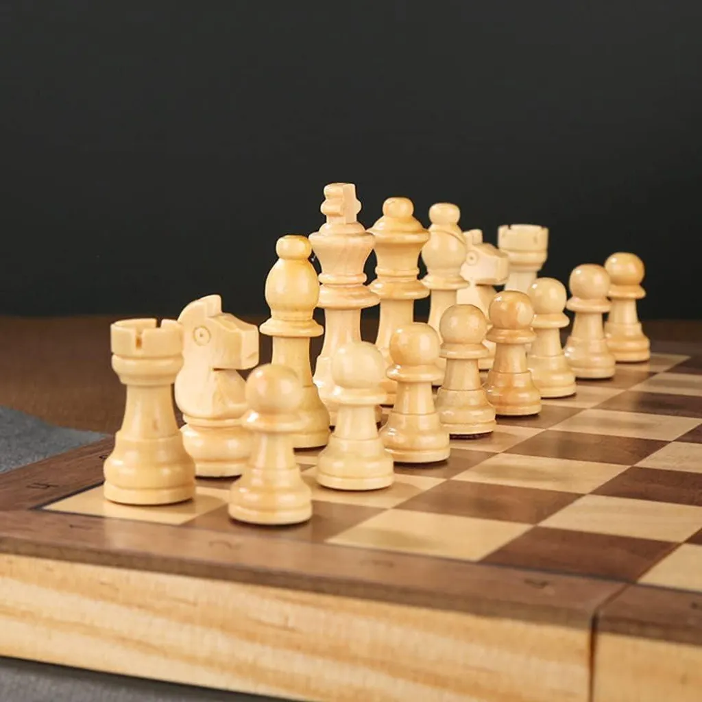 Jeu de Dames avec Pions de Qualité - Damier Format Large 40cm Antichoc - 5