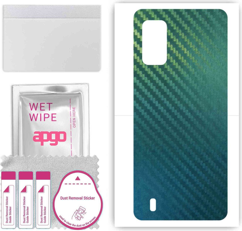 apgo Rückseite Schutzfolie, Skin, kompatibel mit Wiko Ride Produktbild 