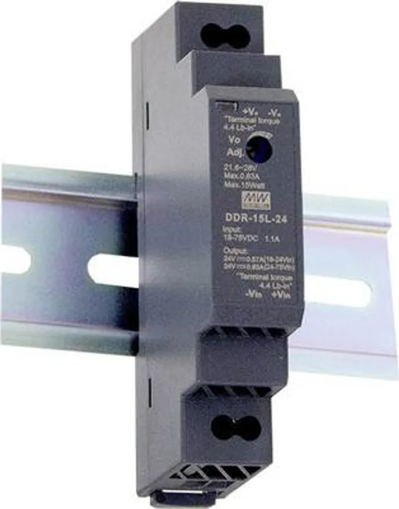Convertisseur DC/DC Mean Well DDR-15G-3.3 Rail DIN 3.3V 3.5A 11.6W