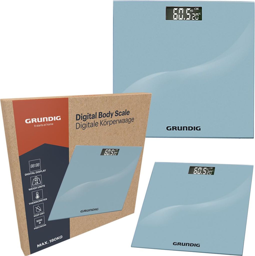 Grundig Pèse-personne Digital - Pèse-personne jusqu'à 180KG Image du produit 