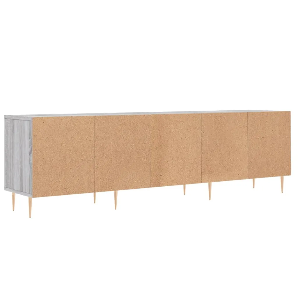 Mobile TV vidaXL 150x30 cm Grigio Sonoma | Offerta Arredo Casa - 9