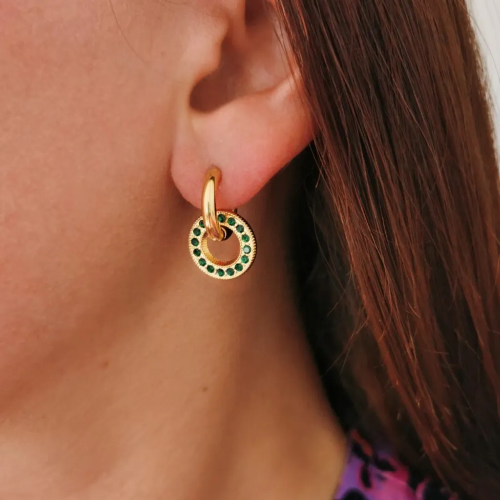 Orecchini Flamenco Mystique Oro 14k - Acciaio Chirurgico Antiallergico