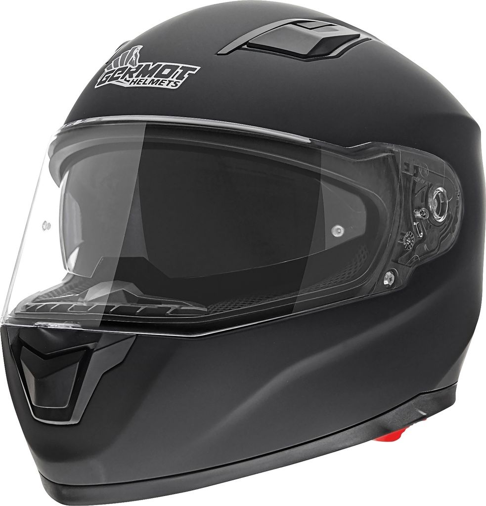 Germot Integralhelm GM 330 , Schwarz Matt, 2XL
