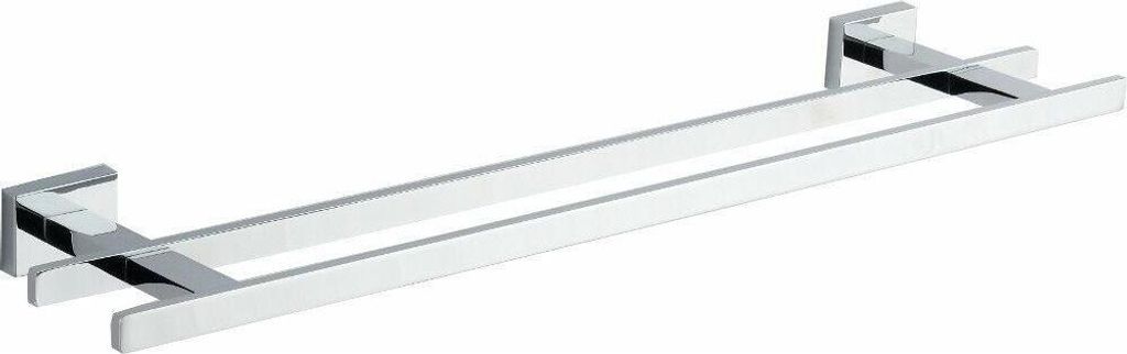 APOLLO Doppel Handtuchhalter 550x157mm, Chrom