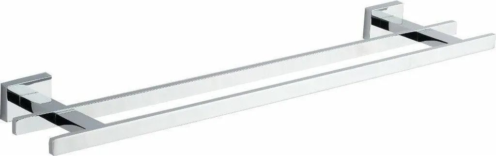 Porte-serviettes double pour optimiser le séchage des bains