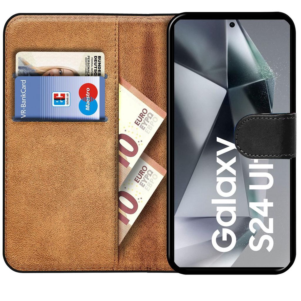 Pouzdro typu kniha pro Samsung Galaxy S24 Ultra Case Flip Obrázek produktu 2