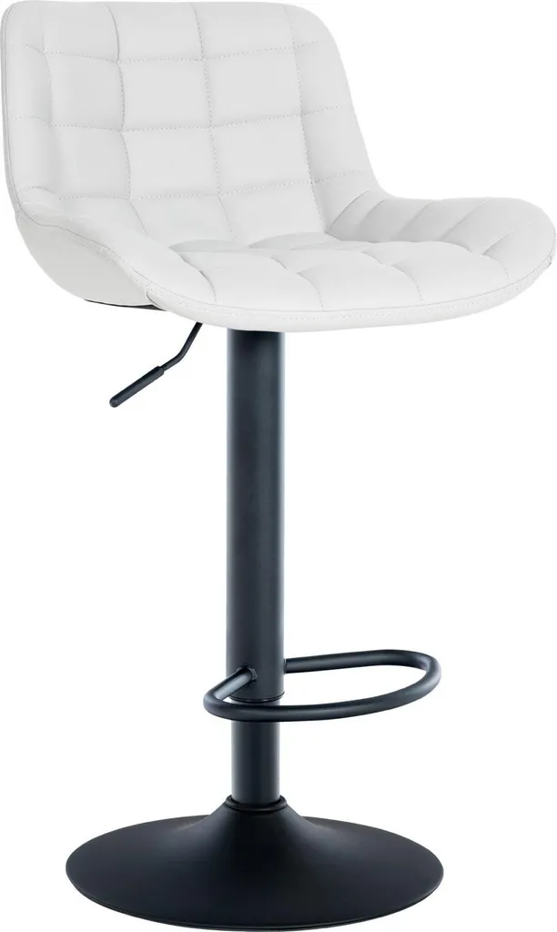 Sgabello da Bar Moderno Bianco: Seduta Ergonomica Regolabile Design