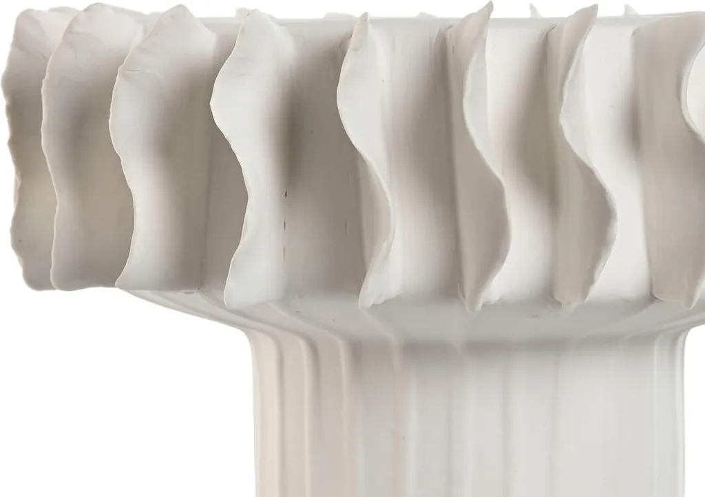 Objet Déco Blanc pour Table Moderne : Dynamisez votre Intérieur 22cm - 3