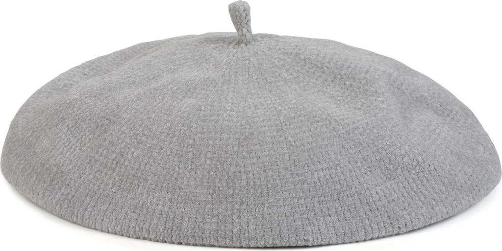 styleBREAKER Damen Baskenmütze in weicher Cord Optik, einfarbig, Uni, Barett, Béret, Pullmankappe, Franzosenmütze 04024152