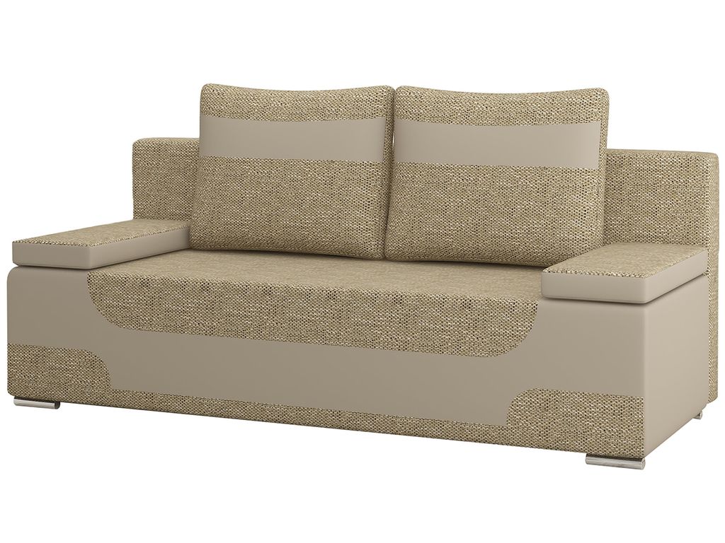 NABBI Wandelbares Sofa mit Stauraum Aoste - cappuccino / beige