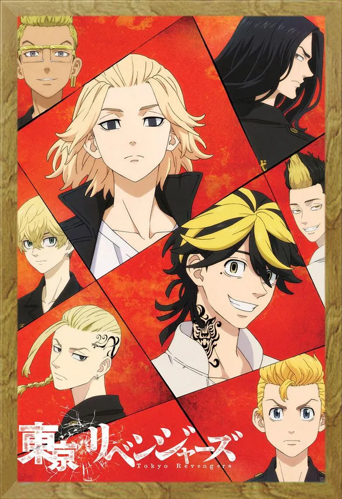 Poster Tokyo Revengers con Cornice Quercia Shinsuke - Arte per Veri Fan