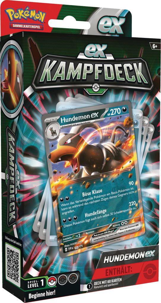 Hundemon-EX Kampfdeck | 60 Karten | Pokemon Sammel-Karten Produktbild 