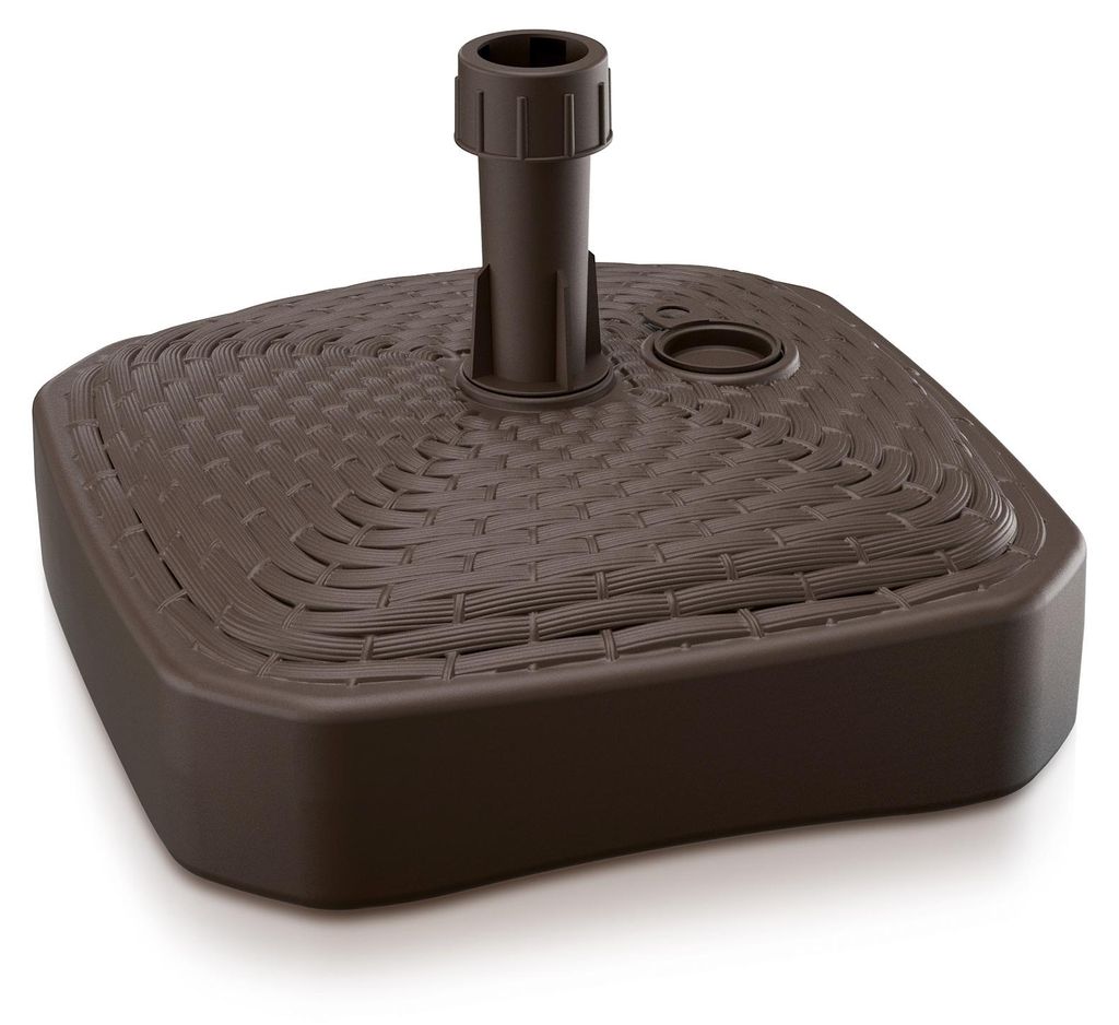 DEUBA® Sonnenschirmständer Poly Rattan Eckig bis Ø 26 mm Produktbild 