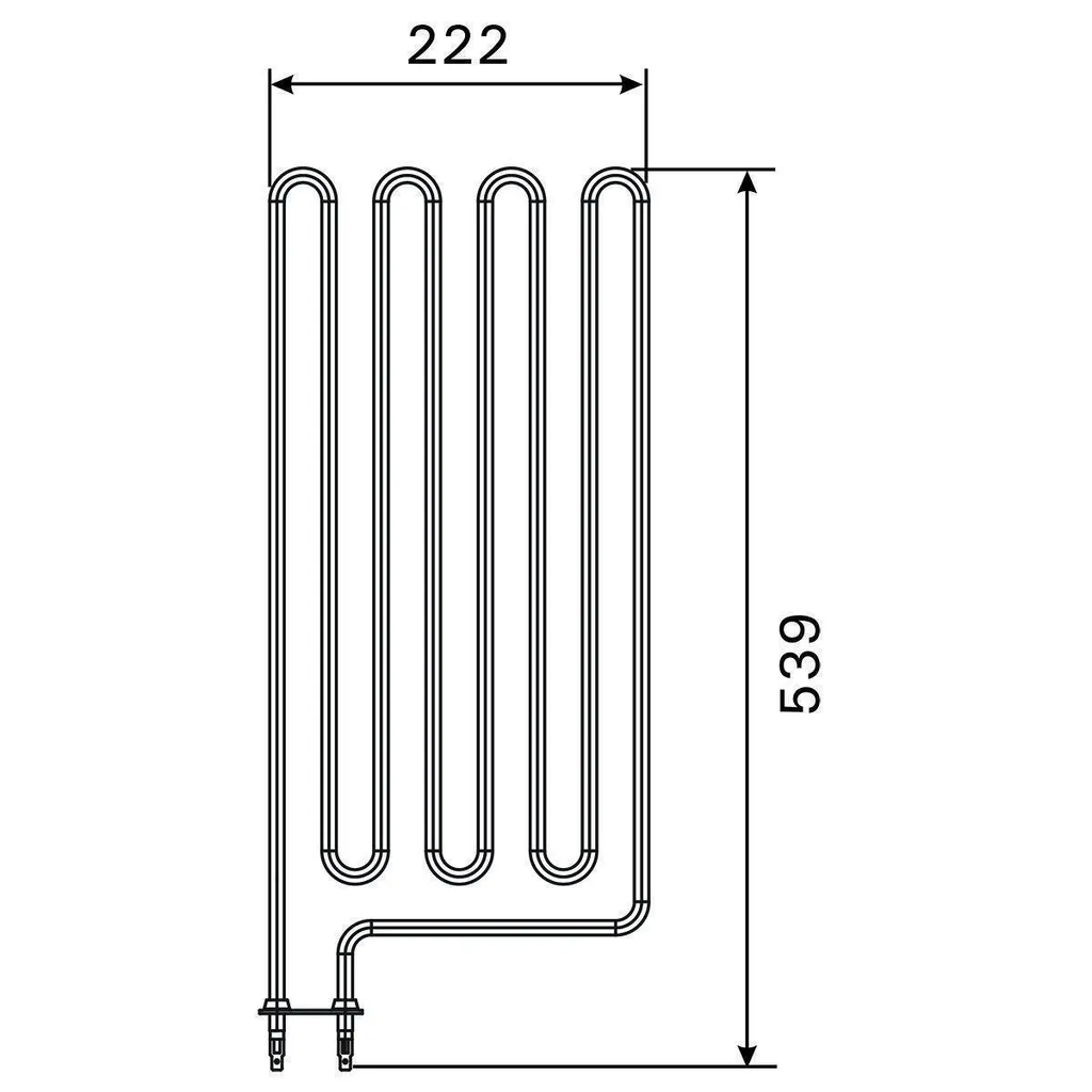 Résistance Harvia ZCU-830 3000W 230V pour Poêle de Sauna Finlandais