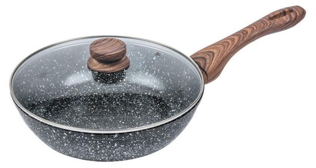 Kinghoff koekenpan/wok 24cm Granit Wood kh-1170 / 1583 Productafbeelding 