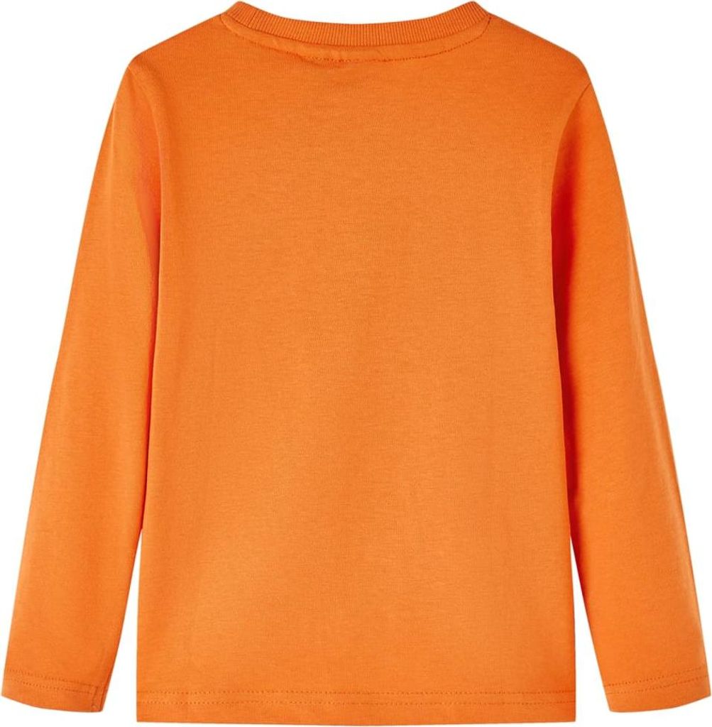 vidaXL Kinder-Langarmshirt Dunkelorange 92