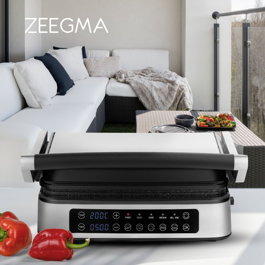 ZEEGMA Elektrický kontaktný gril a sendvičovač 2100 W, 2v1, Obrázok produktu 7