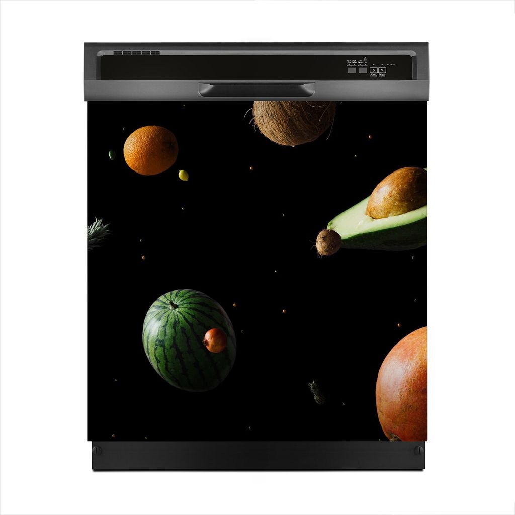 Aufkleber sticker 60x60 cm Dekorative folie Spülmaschine - Frucht des Planeten
