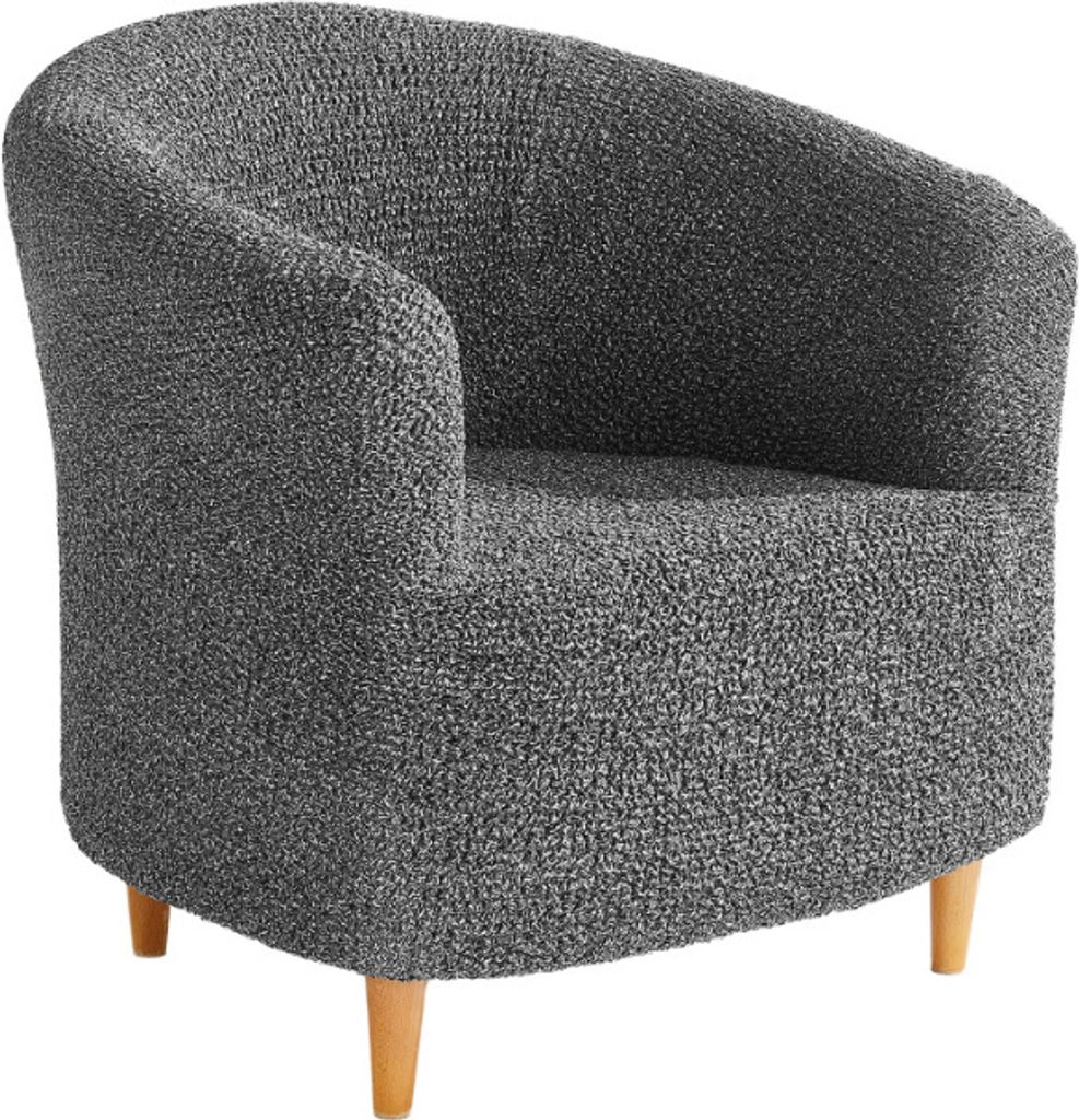 Bestcovers Sitzbezug SUPERIOR 60-80cm - Hypoallergener Mikrofaser-Schonbezug, Reinigen, Schützt Ihre Möbel Länger (Grau, Club-Sessel (60-80cm))