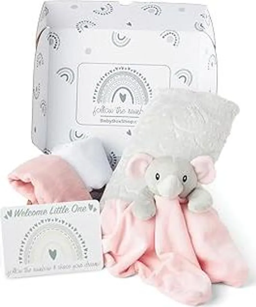 Set Nascita Baby Box Shop 5 Pezzi: Recensione Copertina e Mussole Rosa