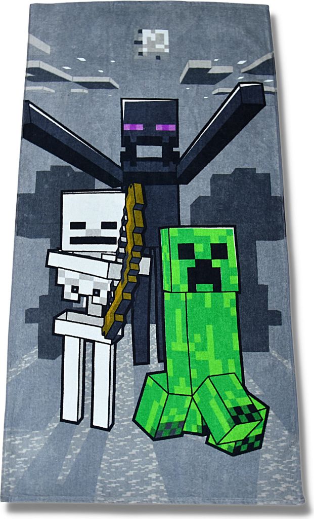 Minecraft Mob Attack Sprchová osuška Plážová osuška 70 x Obrázek produktu 