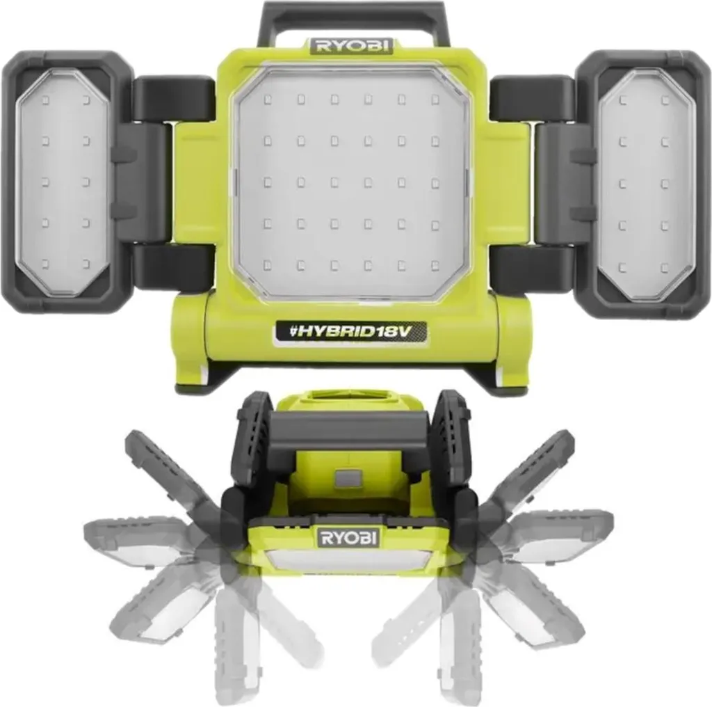 Lampe de Travail sans fil RYOBI RLP18-0 Idéale Garage et Rénovation DIY