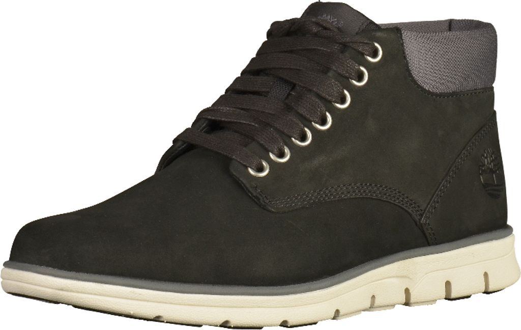 Timberland Bradstreet Mid-Top Sneaker - Herren Schuhe Leder Schwarz TB0A146Q-001 , EU 43.5 US 9.5