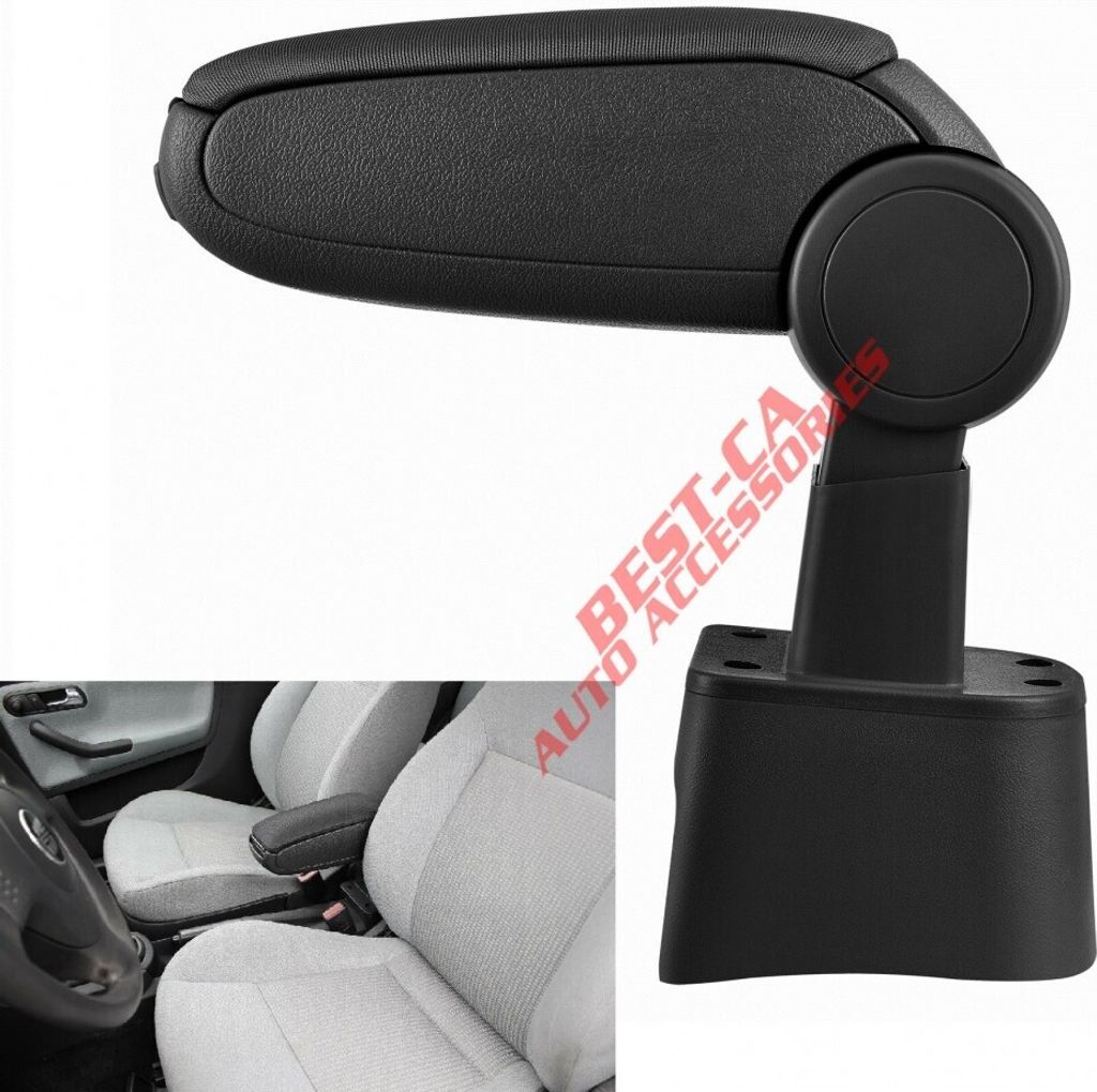 Mittelarmlehne Armlehne KLAPPBAR Textil Schwarz Für Seat Ibiza Mk3 6L Seat Cordoba Mk2 6L 2002-2008