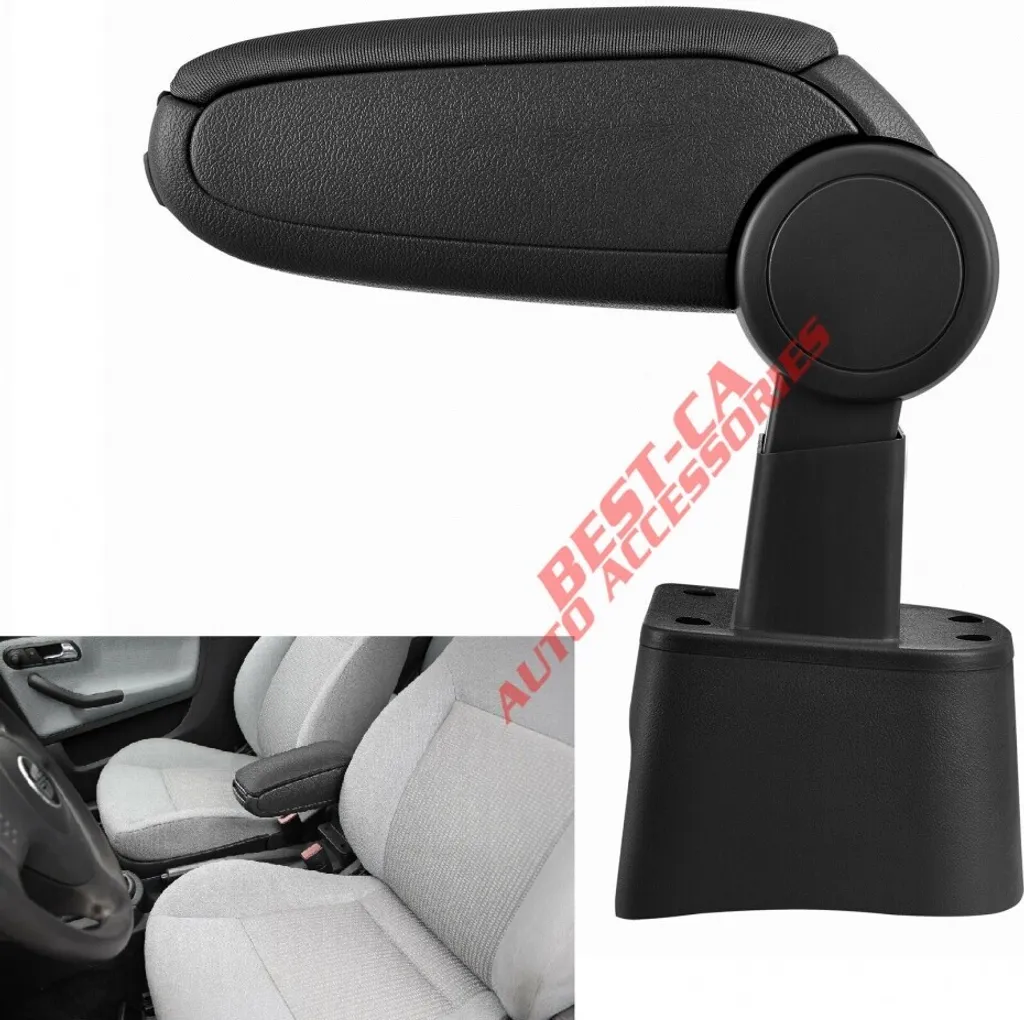 Miglior Bracciolo Auto per Seat Ibiza 6L 2002-2008 Nero Tessile