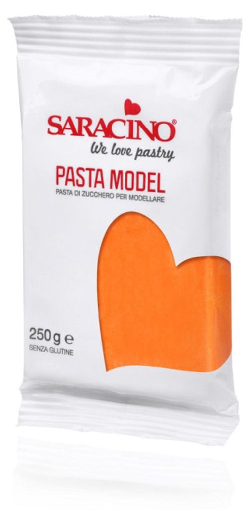 Pasta di zucchero da modellare all'arancia Pasta da Immagine del prodotto 