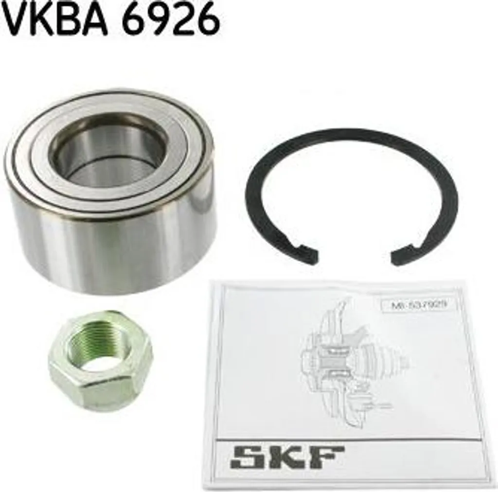 Roulement de roue arrière SKF VKBA 6926 compatible Mitsubishi OE MR491449