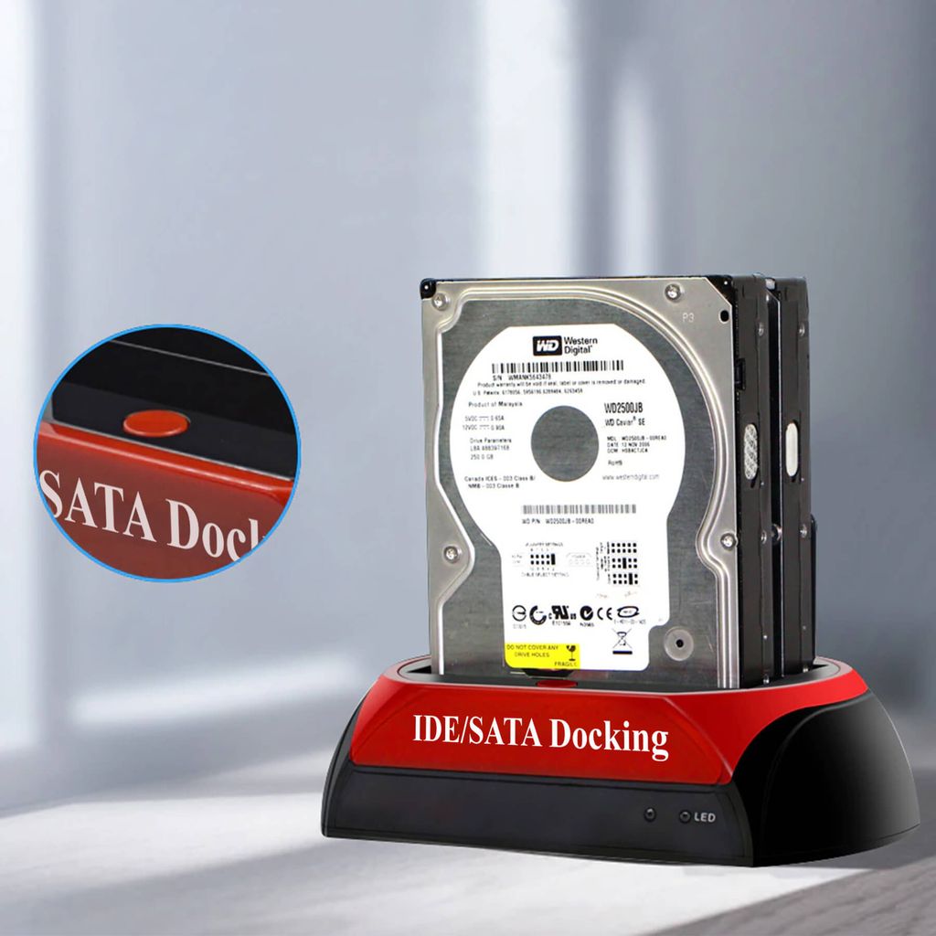 Stacja dokująca HDD 2 dyski twarde USB IDE SATA Stacja Zdjęcie produktu 24