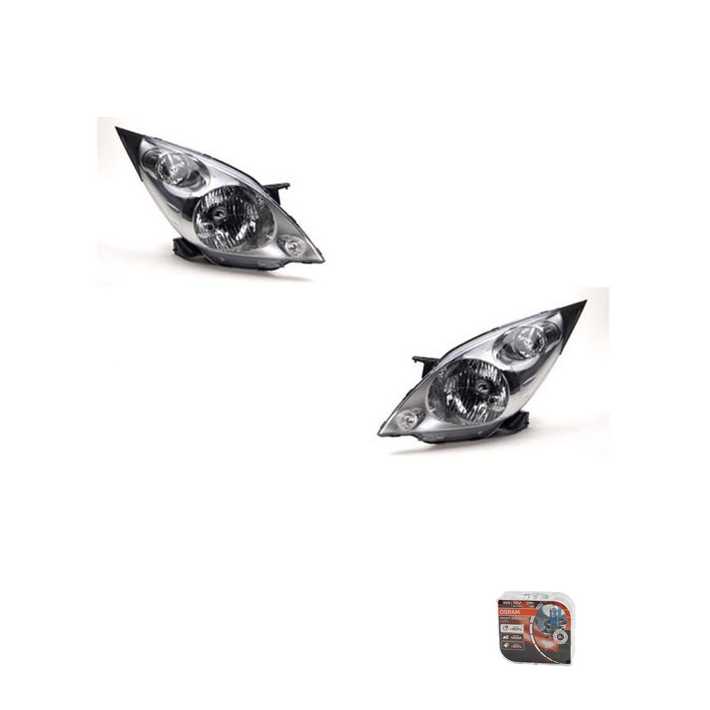 Johns, Scheinwerfer + Osram Night Breaker Laser passend für Chevrolet Spark 10- 12 L R 95950384 95226891 95950385 95226892