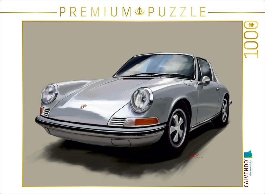 Calvendo Porsche 911 Targa 1000 Teile Puzzle quer Produktbild 