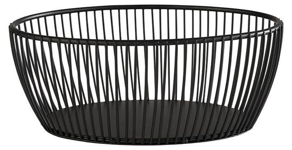 APS 30422 Korb SVART, Metall, 20 x 15 cm, Höhe 8 cm, Produktbild 