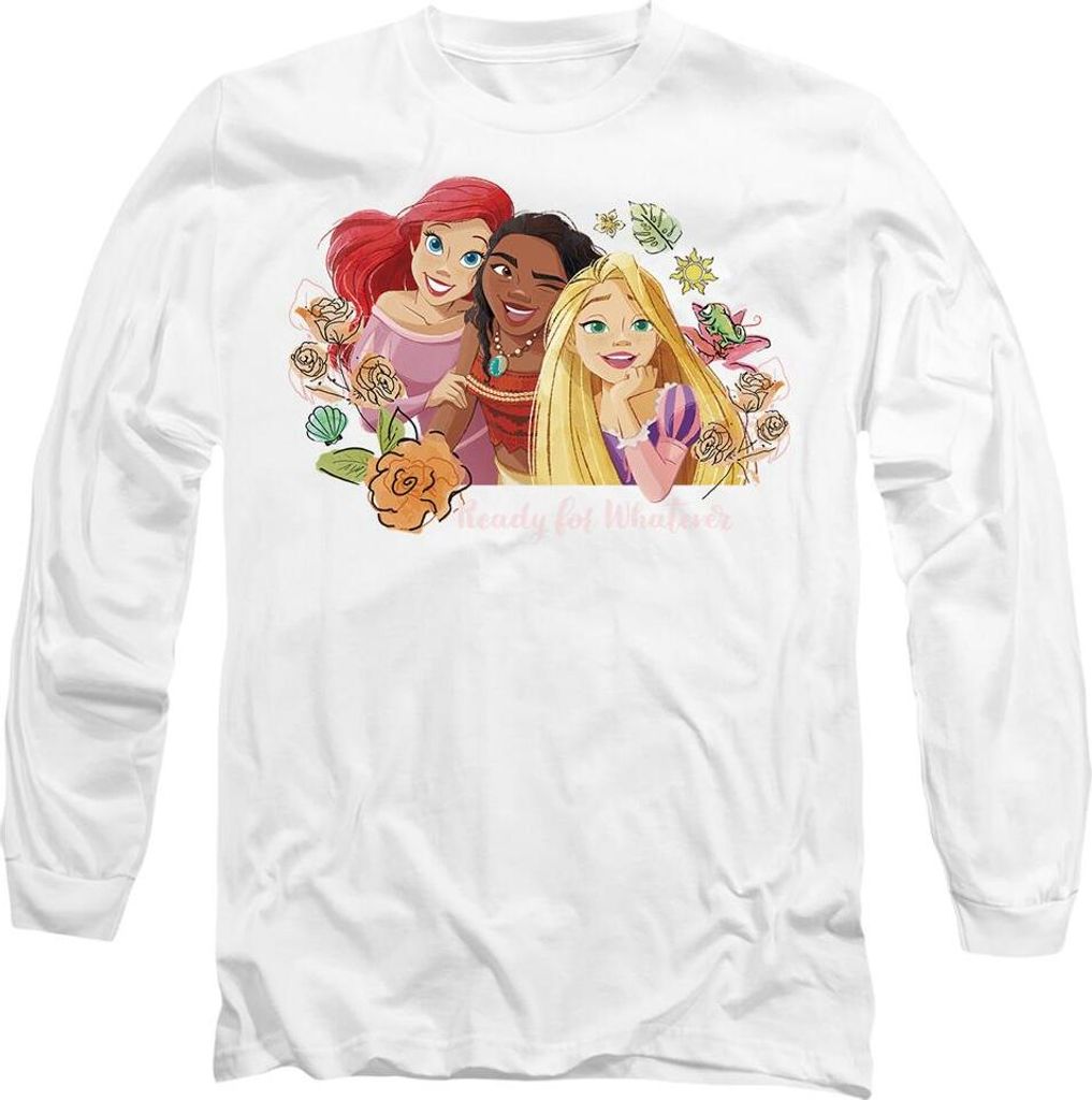Disney Princess - "Ready For Whatever" T-Shirt für Herren/Damen Uni TV14705 (M) (Weiß)