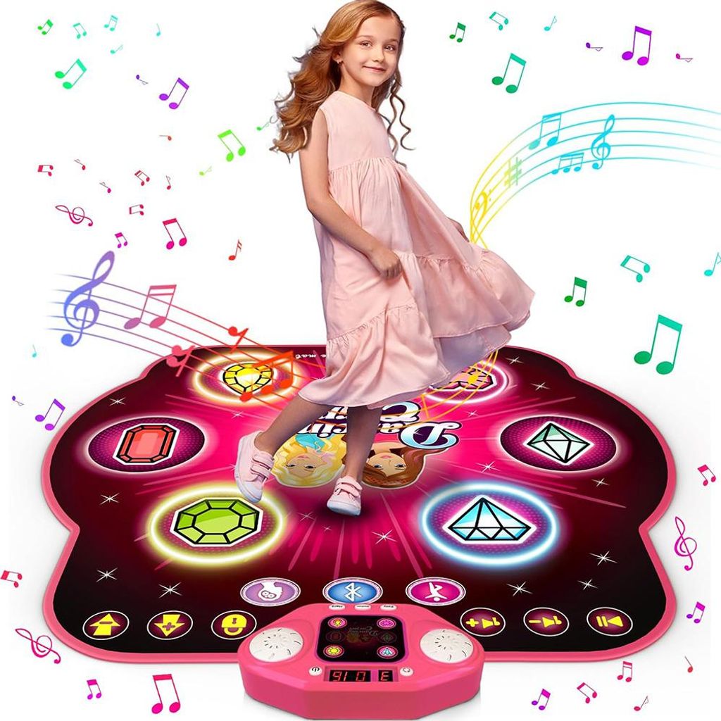 Dansmat voor kinderen, muziekmat, ritme-dansmat met 4/6 Productafbeelding 