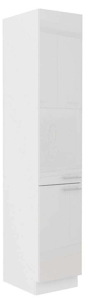 Küchen Hochschrank 40 Lara Weiß Hochglanz Küchenzeile Produktbild 