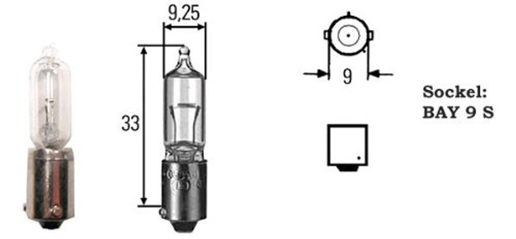 Philips H21W 12V 21W BAY9s Vision 1st.