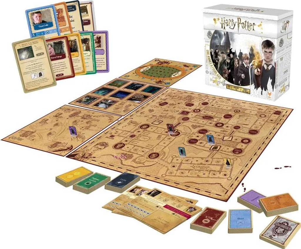 Jeu de Plateau Harry Potter : Une Année à Poudlard pour toute la Famille