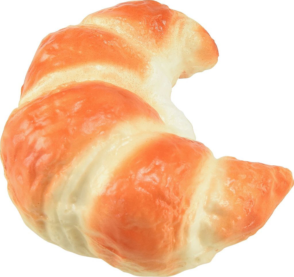 Täuschend echte Deko-Croissants für Schaufenster und Dekoideen, 2 Stück