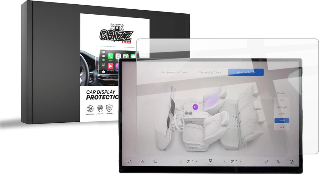Keramische Autodisplayfolie für Chery Tiggo 8 15,6" (2025), Grizz Protector