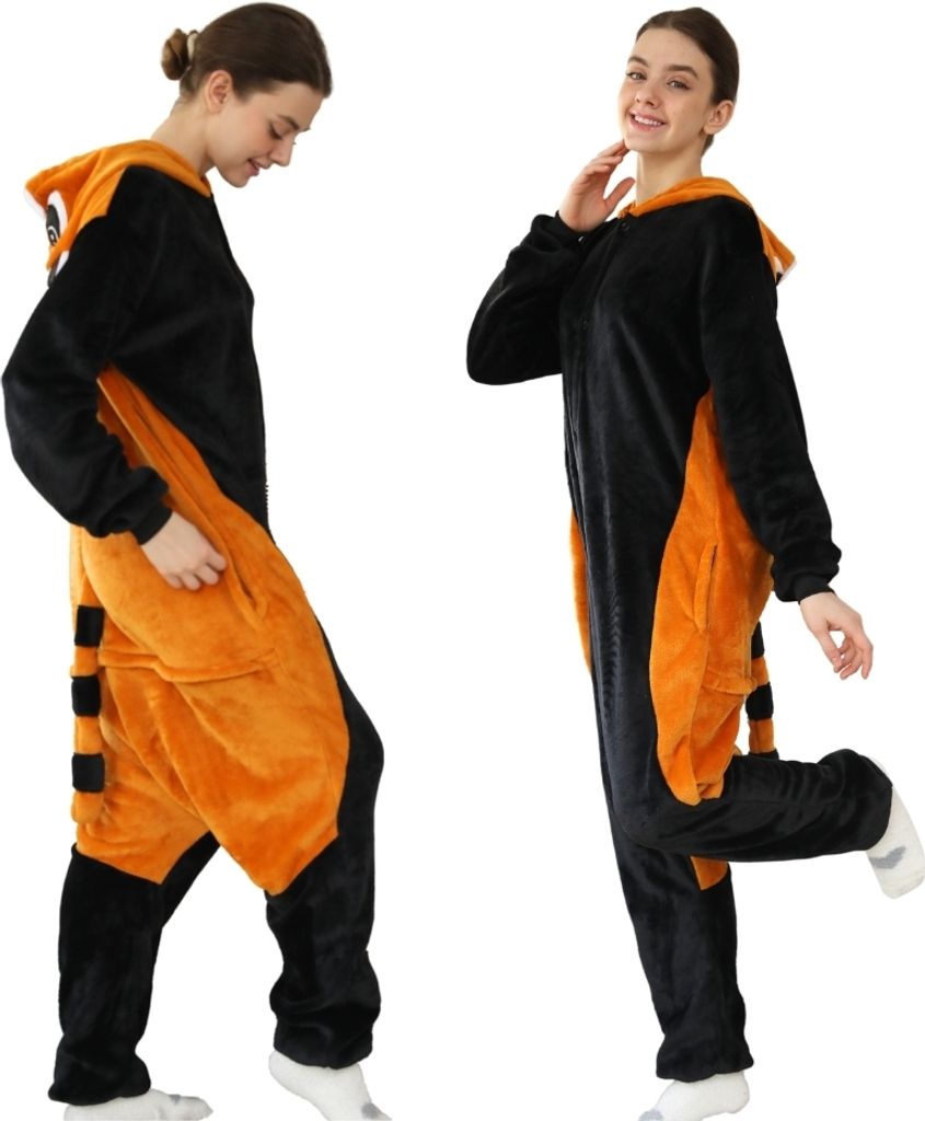 Piżama Onesie Kigurumi Kostium Przebranie Ruda Panda M: 155 Zdjęcie produktu 3